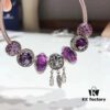 Pandora Noble Shiny Purple Dream Catcher New Arrival! High-End Replication with Original Materials, 1:1 Perfect Craftsmanship, Comparable to Store Quality!