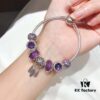 Pandora Noble Shiny Purple Dream Catcher New Arrival! High-End Replication with Original Materials, 1:1 Perfect Craftsmanship, Comparable to Store Quality!