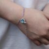 Pandora New Rainbow Push-Pull Bracelet with Cat's Eye