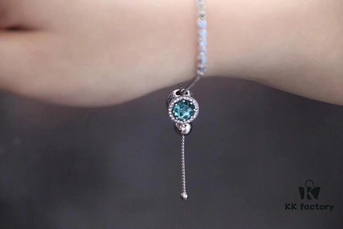 Pandora New Rainbow Push-Pull Bracelet with Cat's Eye