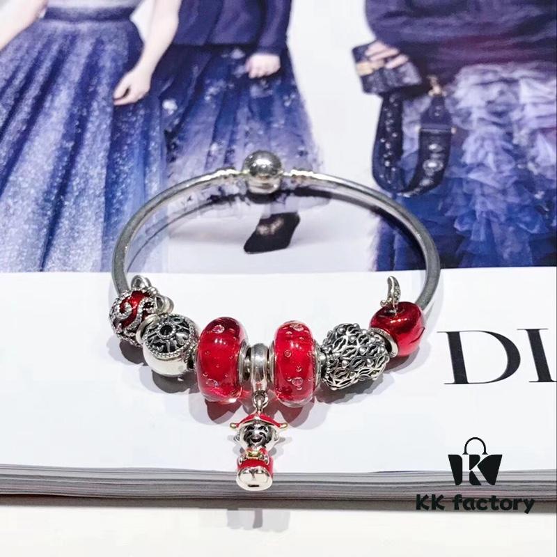 Pandora Bubble Red Lucky New Arrival! High-Quality Replica with Authentic Materials, Perfect Craftsmanship Comparable to Original Store Version!