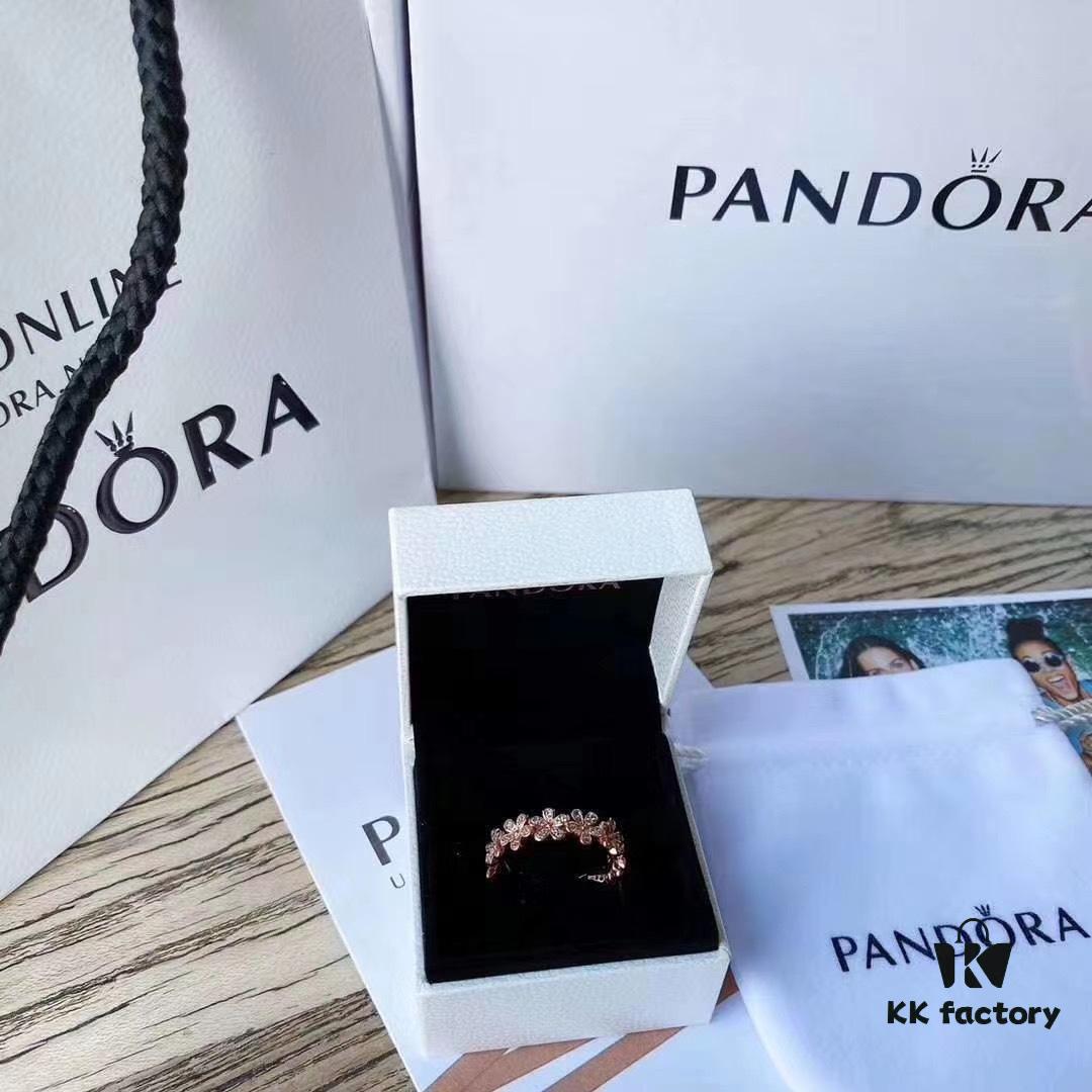 Pandora Daisy Full Diamond Ring in Rose Gold, Super Whitening and Gentle Look for Summer Wear
