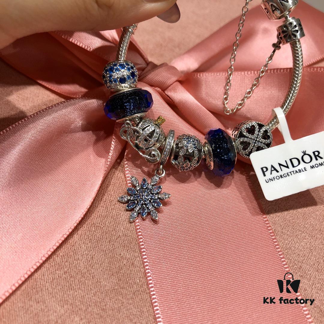 PANDORA Hong Kong Pandora Blue Collection - Pumpkin Carriage with Romantic Snowflakes