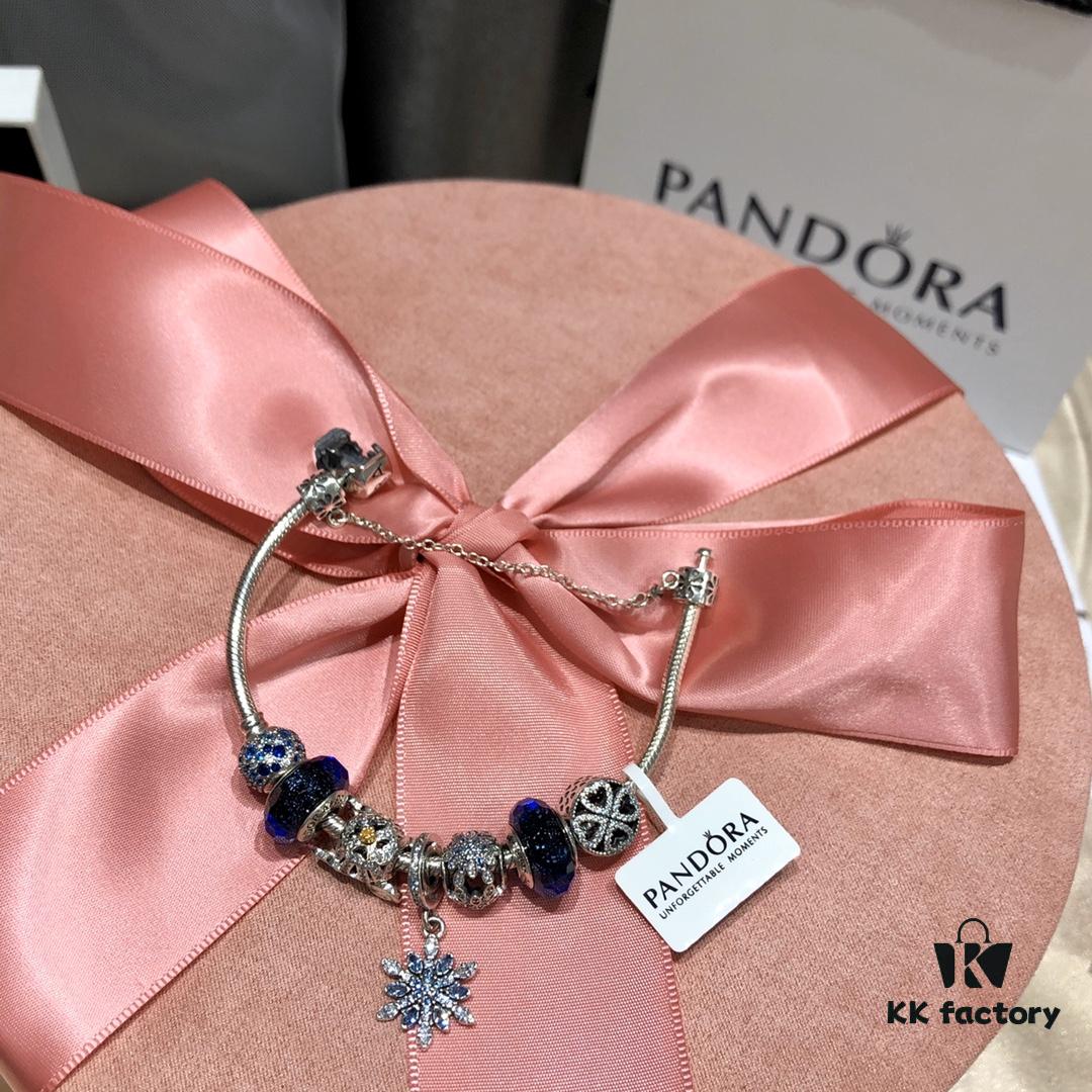 PANDORA Hong Kong Pandora Blue Collection - Pumpkin Carriage with Romantic Snowflakes