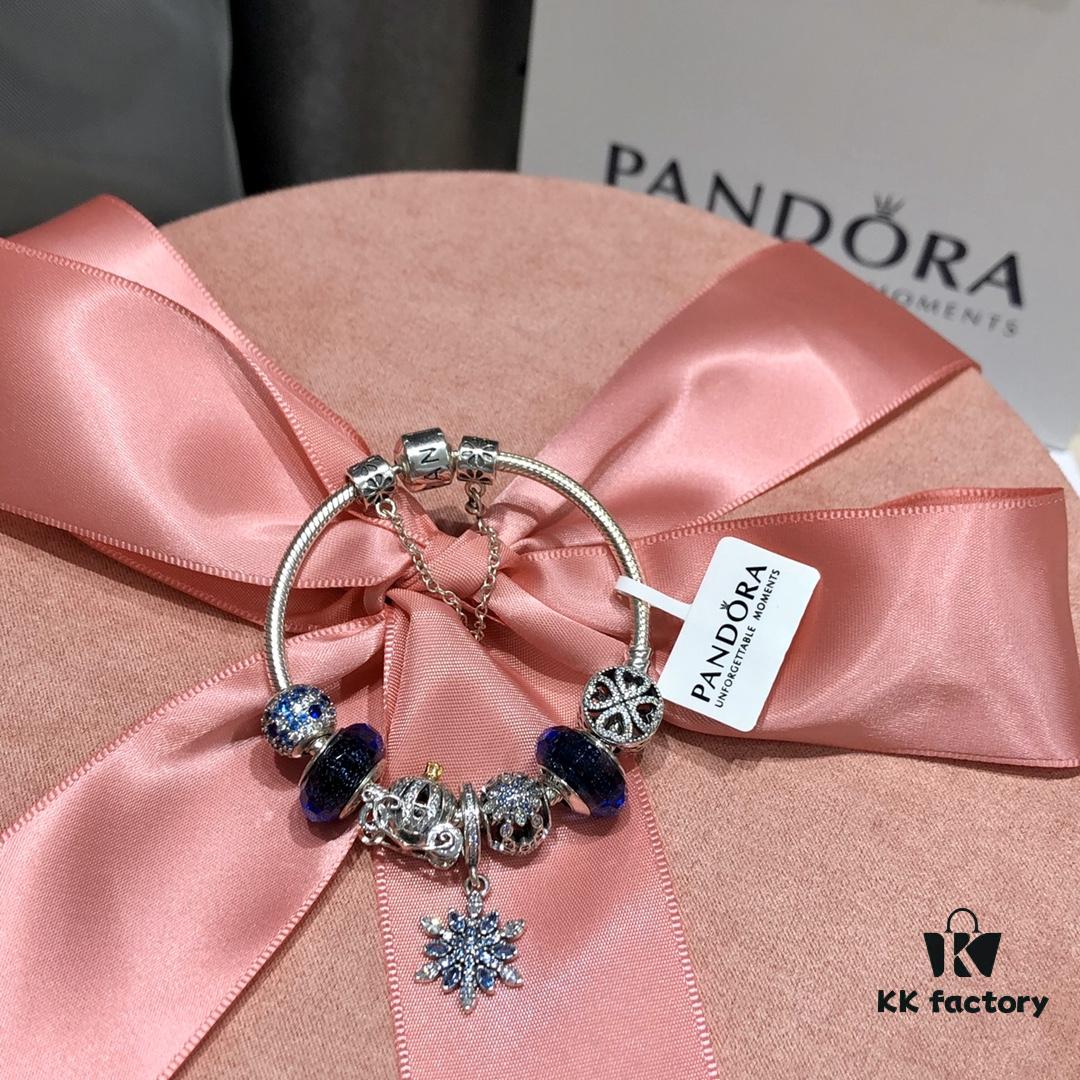 PANDORA Hong Kong Pandora Blue Collection - Pumpkin Carriage with Romantic Snowflakes