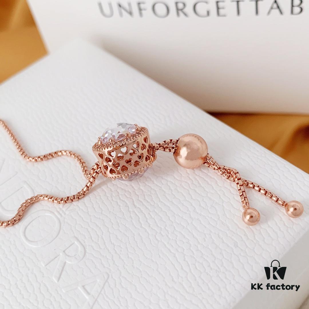 Pandora Official Website Blossoming Peach Blossom Sparkling Bracelet