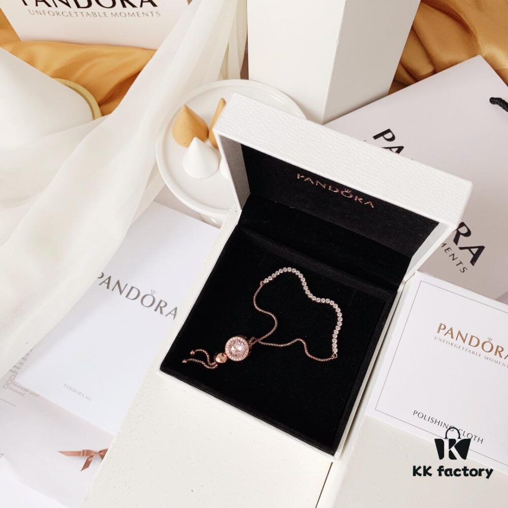 Pandora Official Website Blossoming Peach Blossom Sparkling Bracelet