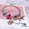 Pandora Enamel Red Love Poem Blossom New Arrival! Premium Replica with Authentic Materials, Perfect Craftsmanship Comparable to Official Stores!