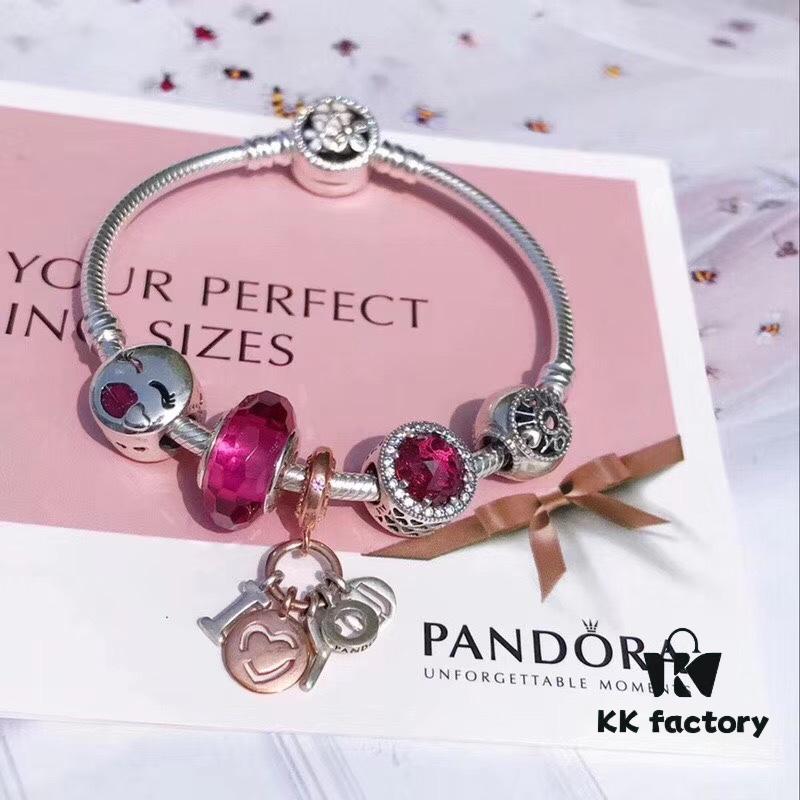 Pandora Enamel Red Love Poem Blossom New Arrival! Premium Replica with Authentic Materials, Perfect Craftsmanship Comparable to Official Stores!