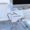 Pandora 'Bonded with Love' Minimalist 925 Sterling Silver Bracelet – Endorsed by Guan Xiaotong, Couple's Edition
