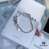 Pandora 'Bonded with Love' Minimalist 925 Sterling Silver Bracelet – Endorsed by Guan Xiaotong, Couple's Edition