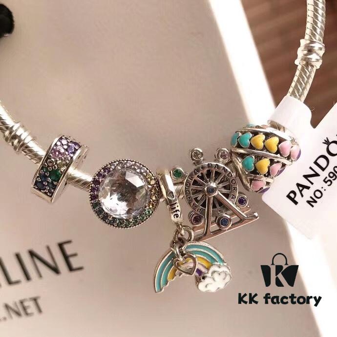 Pandora Rainbow Series Peach Pink Charm