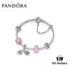Bestseller Alert 🔥 Official Website Same Style Pandora 'Pink Love' Newest Bracelet Set, Sweet, Romantic and Elegant 🌷 A Knot of Love 💕 Connecting You and Me, a Modern Symbol of Eternal Love ✨ Paired with Pandora Charms Full of Affection... Latest Pandora Bracelet Combination 🌷🍃 Exclusive Real Photos. Direct Source!