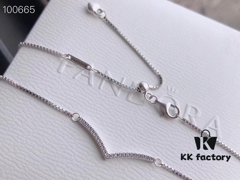 Official Website Same Style 'Wish Sparkle' 💓 Pandora Necklace ✨