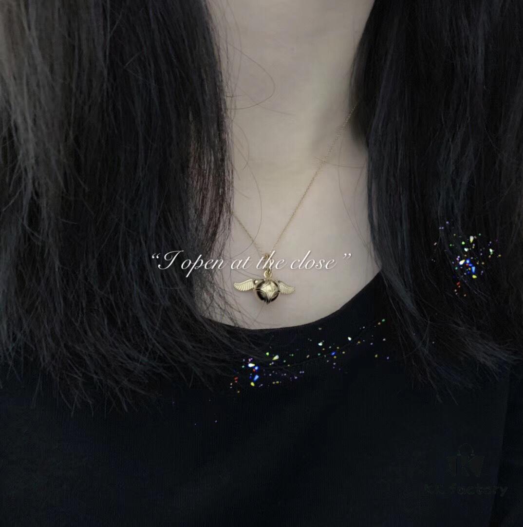 New Release: Pandora x Harry Potter Collaboration Golden Snitch Necklace