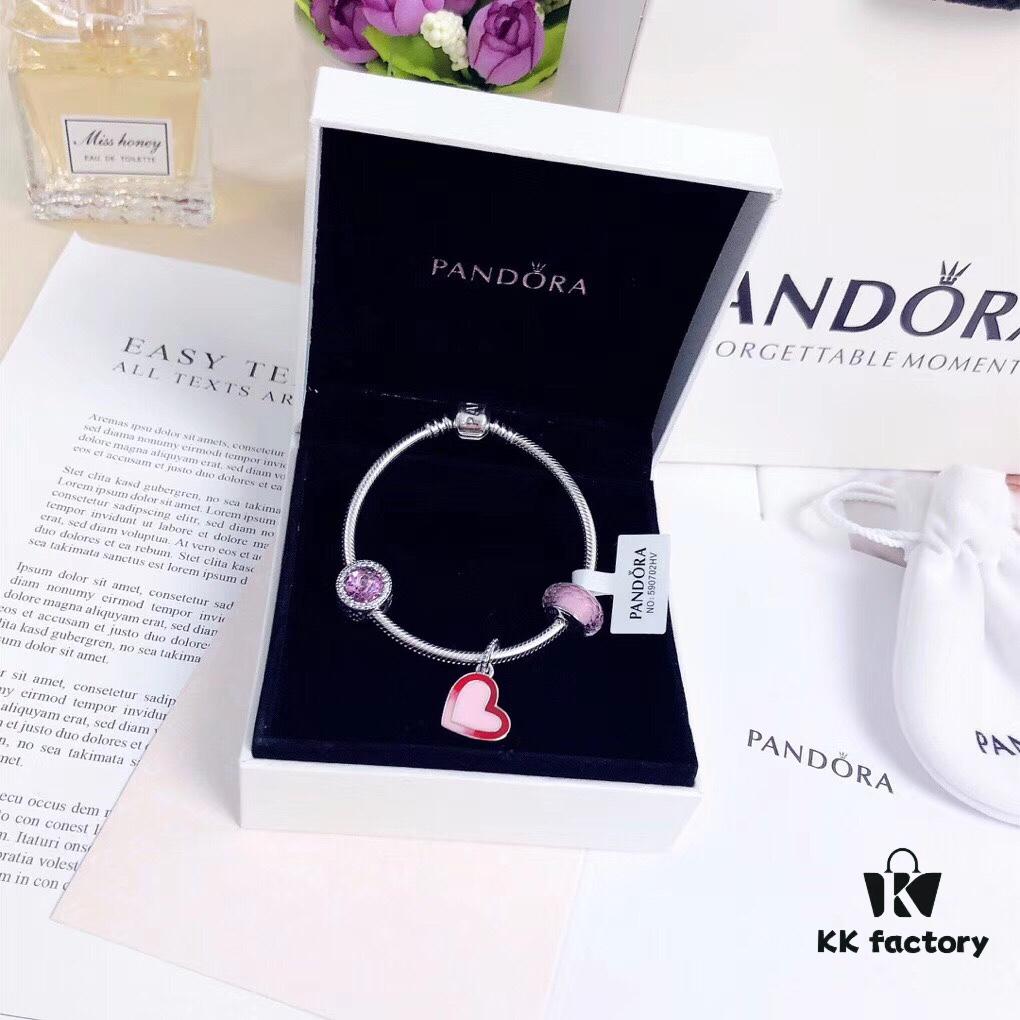 Official Website Same Style ❤️ Sweet Romance ❤️ 2019 Bestseller 🔥 Latest Pandora Bracelet Combo 🌷 Really Super Beautiful!!