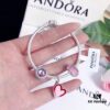Official Website Same Style ❤️ Sweet Romance ❤️ 2019 Bestseller 🔥 Latest Pandora Bracelet Combo 🌷 Really Super Beautiful!!