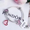 Official Website Same Style ❤️ Sweet Romance ❤️ 2019 Bestseller 🔥 Latest Pandora Bracelet Combo 🌷 Really Super Beautiful!!