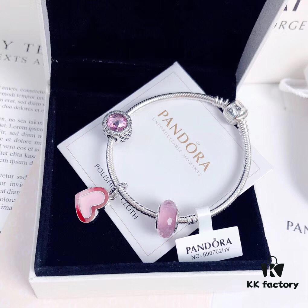 Official Website Same Style ❤️ Sweet Romance ❤️ 2019 Bestseller 🔥 Latest Pandora Bracelet Combo 🌷 Really Super Beautiful!!