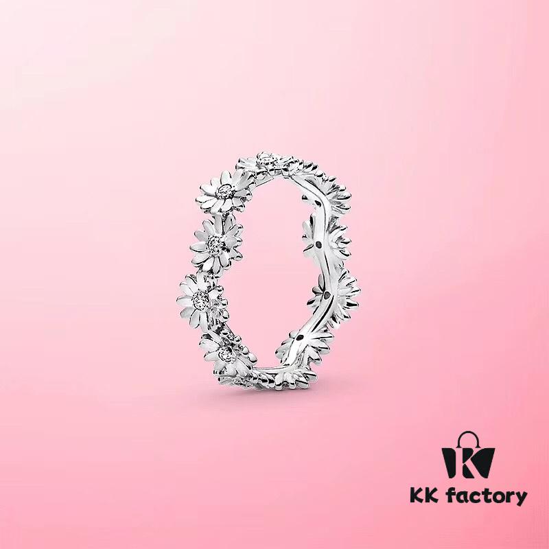 Panjia Spring New Arrival Shiny Daisy Crown Ring