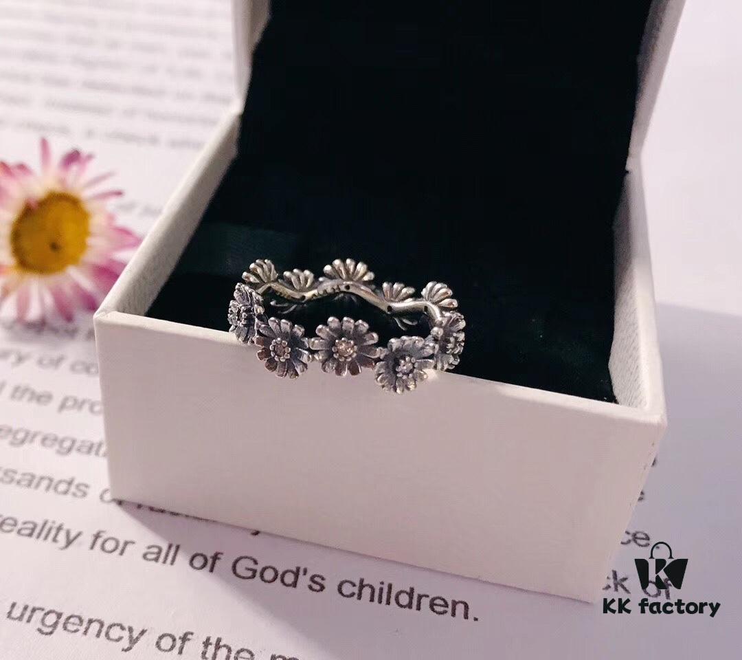 Panjia Spring New Arrival Shiny Daisy Crown Ring