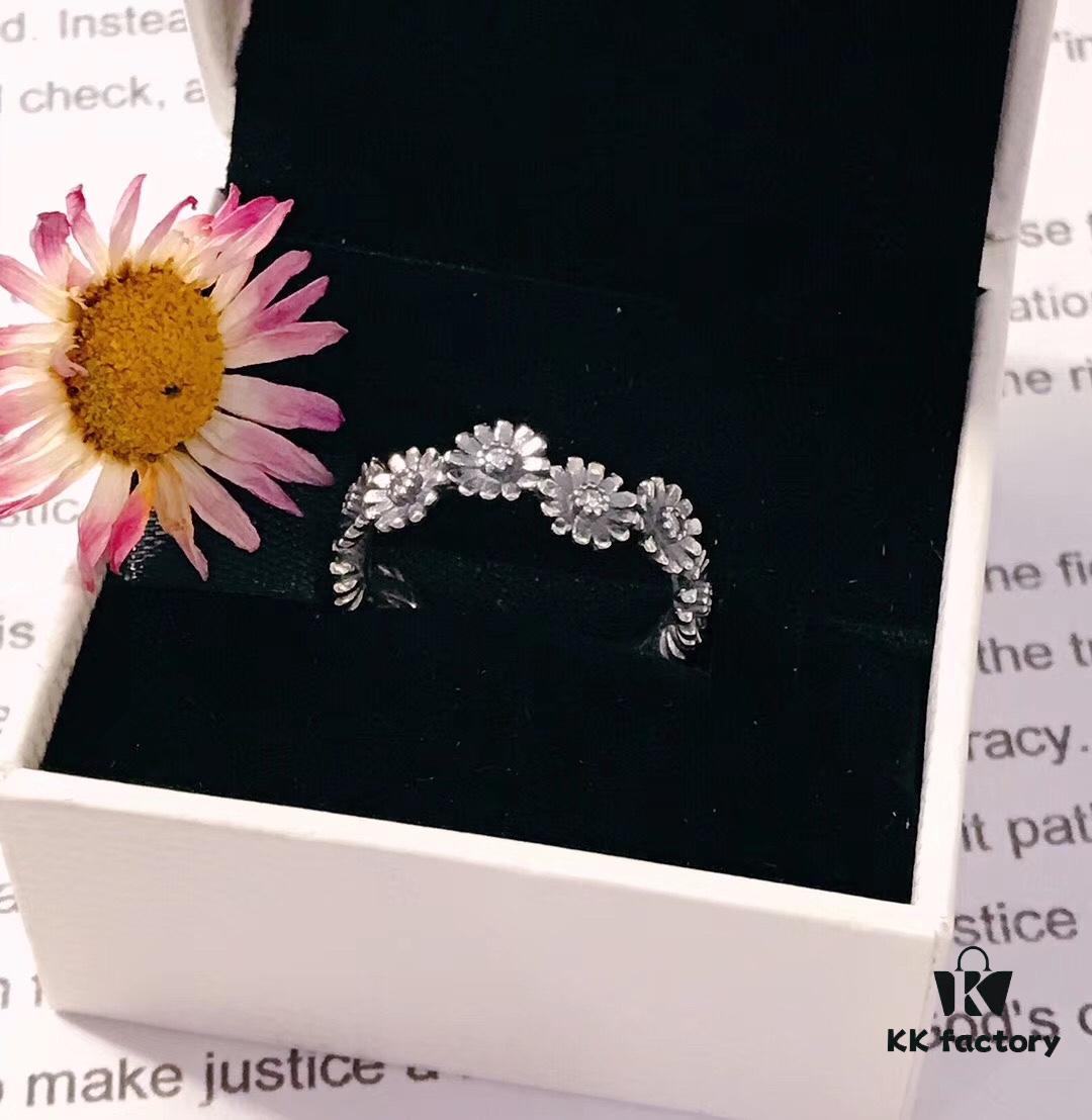 Panjia Spring New Arrival Shiny Daisy Crown Ring