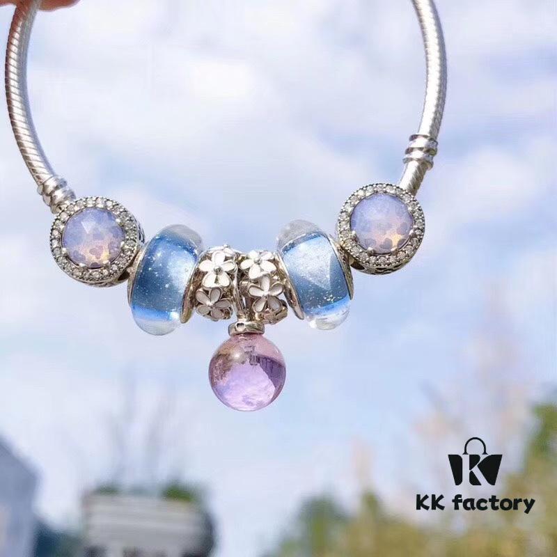 Pandora Night Glow Ice Blue Pink Magic Ball New Arrival! High-Quality Replica with Authentic Materials