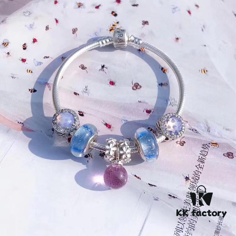 Pandora Night Glow Ice Blue Pink Magic Ball New Arrival! High-Quality Replica with Authentic Materials