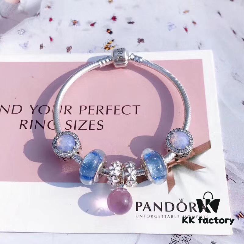 Pandora Night Glow Ice Blue Pink Magic Ball New Arrival! High-Quality Replica with Authentic Materials