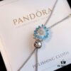 2020 Pandora Latest Garden Collection 'Blue Daisy' Bracelet Set 💫 Pandora 'Fresh Style' Adjustable Bracelet ✨ Floral World 🌼 Blooming Radiantly in the Sunlight 🎉 Symbolizing Freedom with Daisies 🌼 Embracing the Vitality of Spring 🌟 Beautiful Blooms 🌼