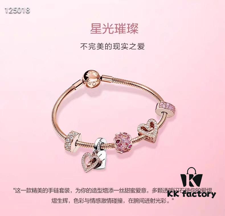 New Arrival Pandora Shimmering Star Bracelet