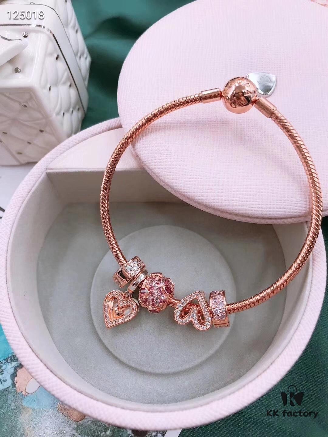 New Arrival Pandora Shimmering Star Bracelet