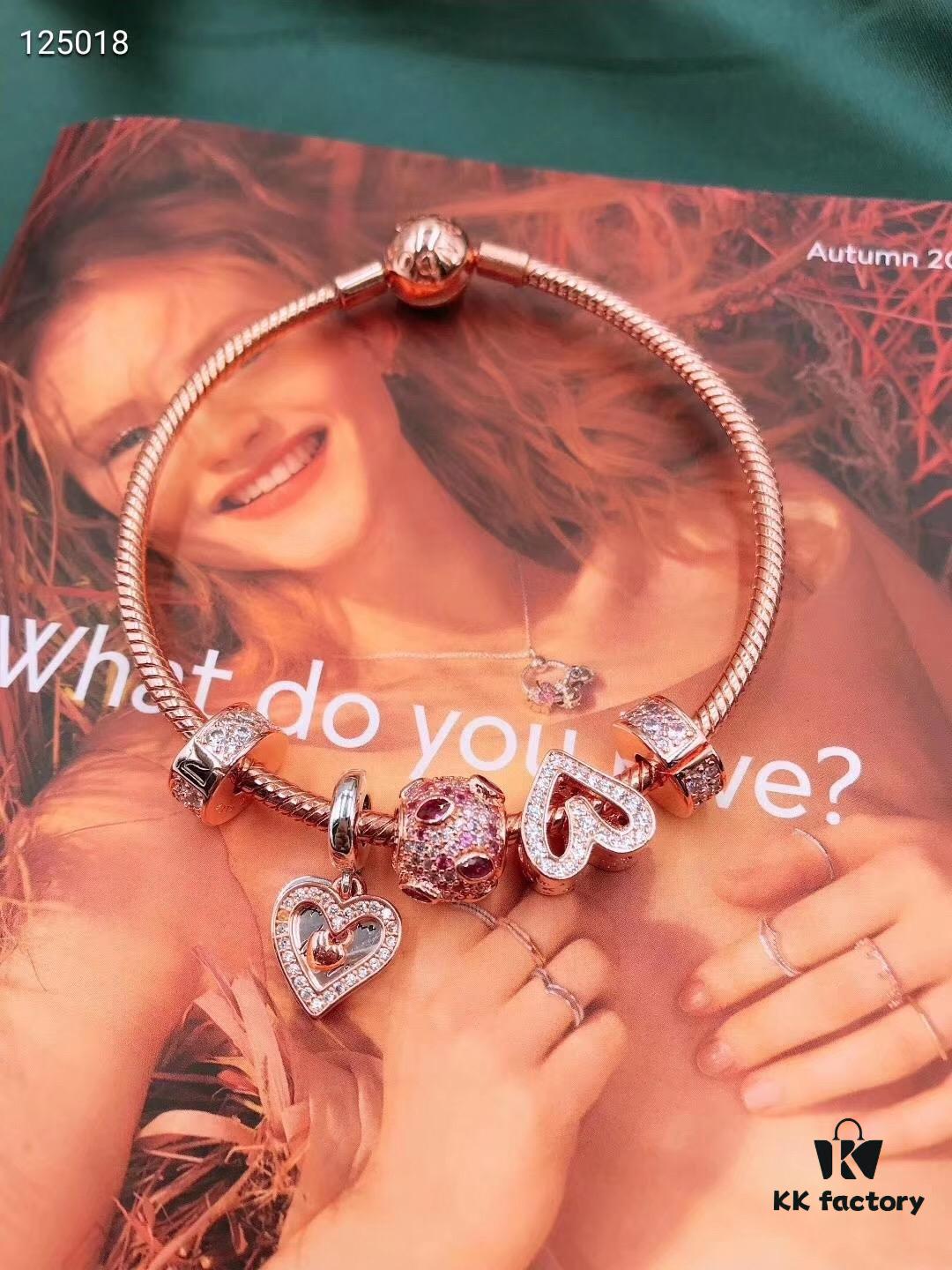 New Arrival Pandora Shimmering Star Bracelet