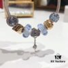 Pandora Ice Blue Bubble Heart Key New Arrival