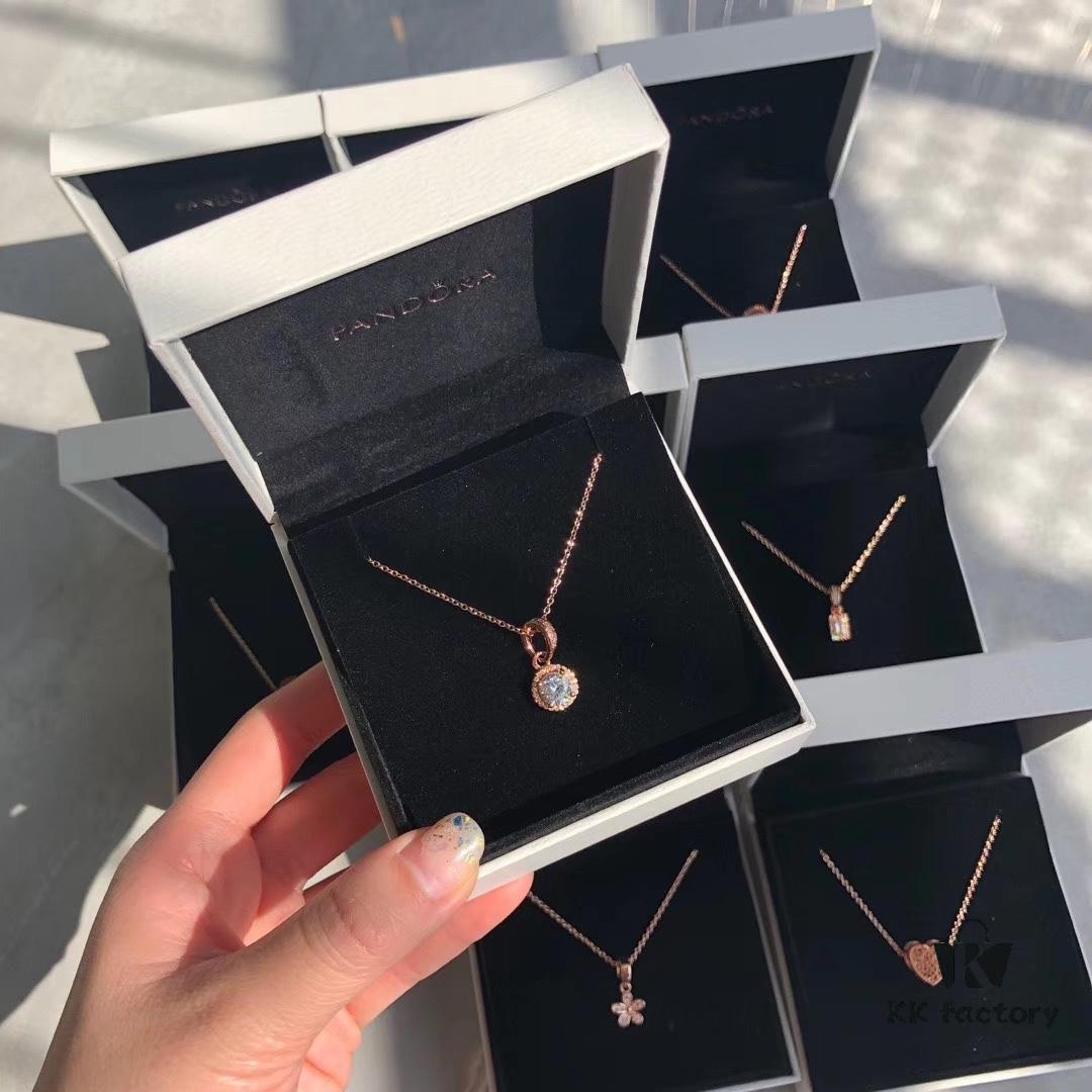 Pandora Rose Gold Diamond Necklace