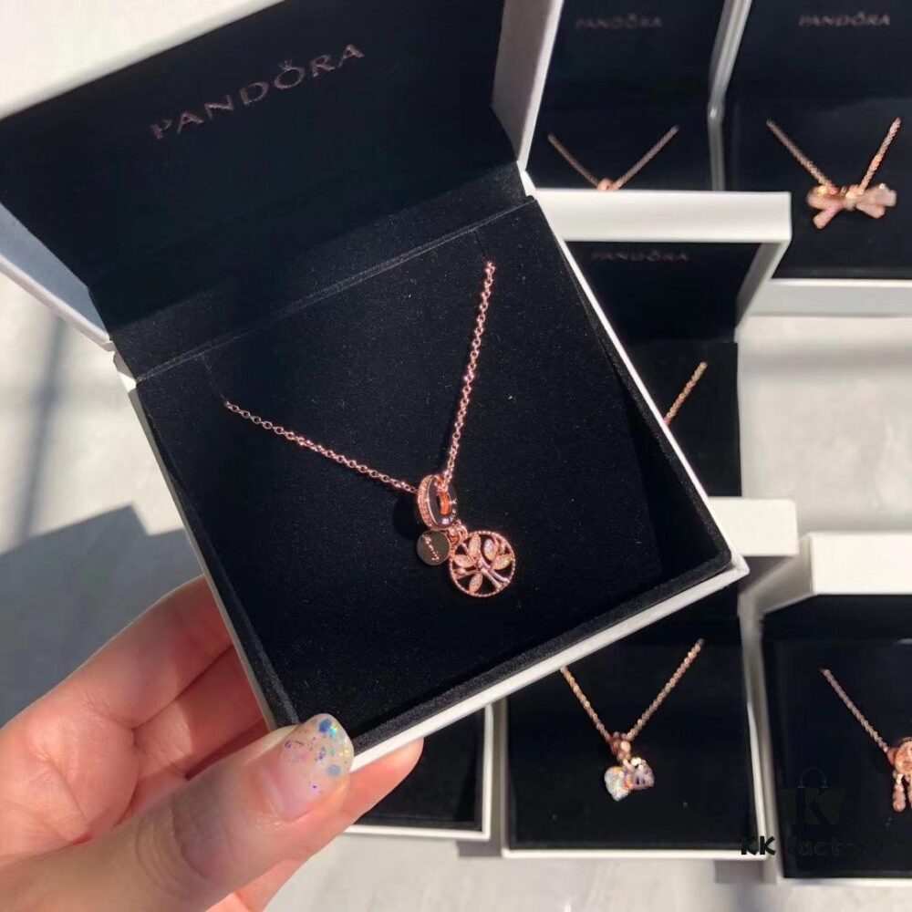 Pandora Rose Gold Tree of Life Necklace