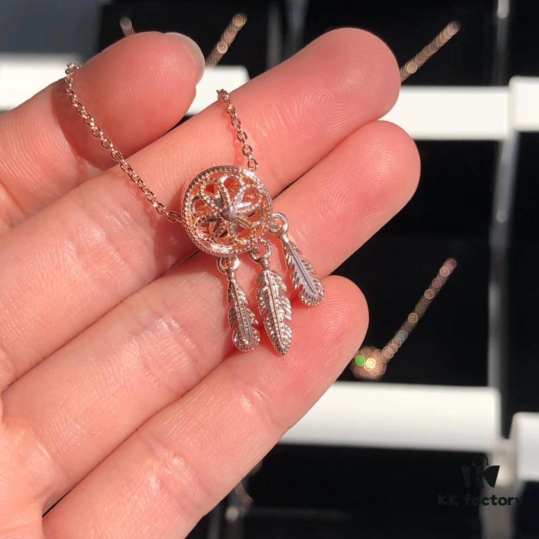 Pandora Rose Gold Dreamcatcher Necklace