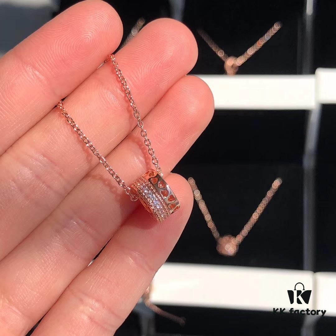 Pandora Rose Gold Lucky Bead Necklace