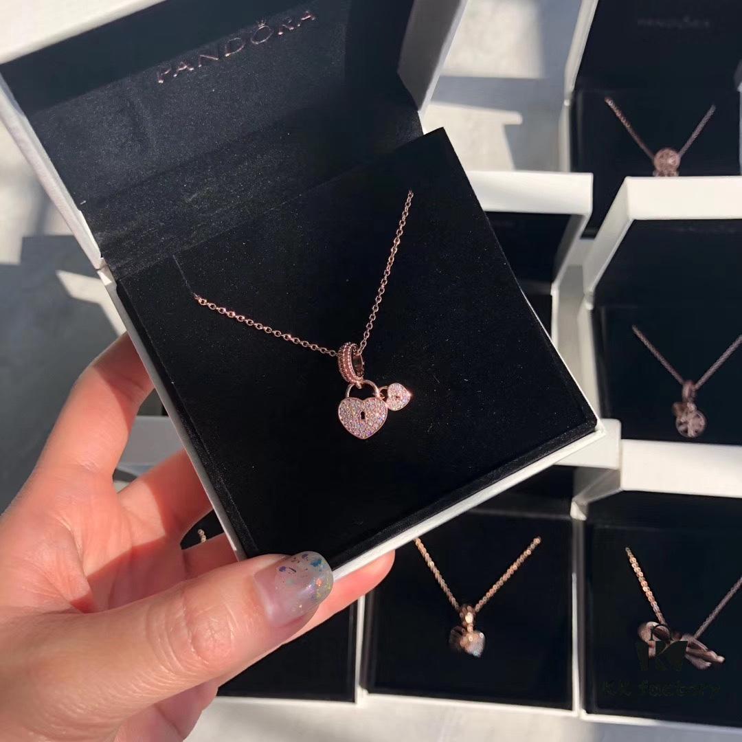 Pandora Heart Lock Necklace