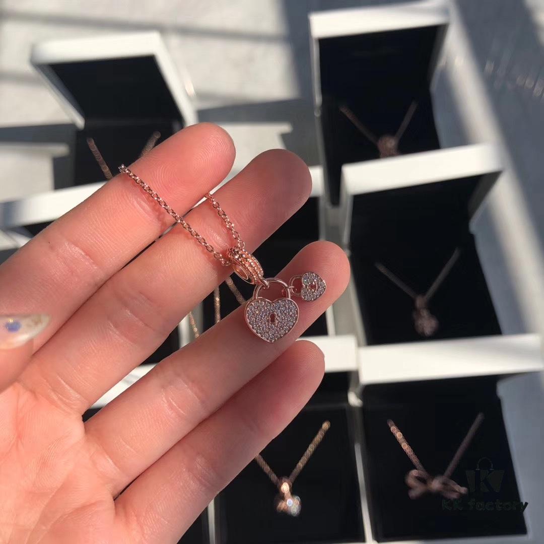Pandora Heart Lock Necklace