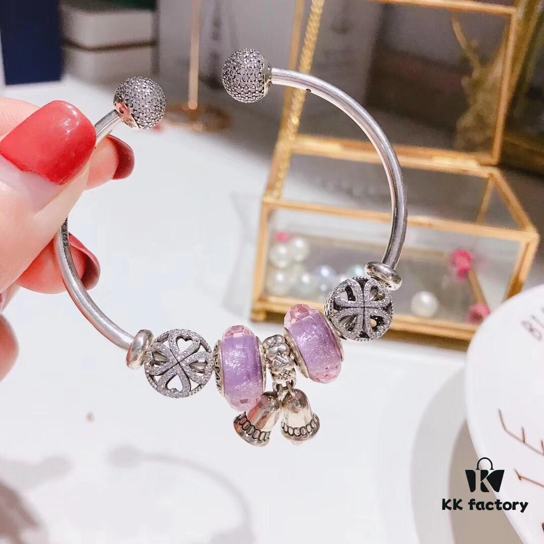 Pandora Romantic Lavender Purple Bell Pendant New Arrival! Premium Quality, One-to-One Craftsmanship with Original Materials
