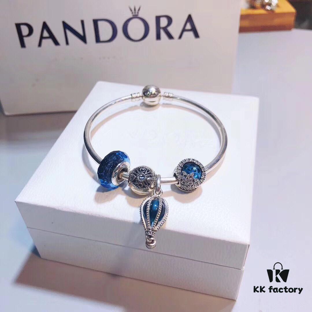 Pandora Blue Hot Air Balloon New Arrival! Premium Quality Replica with Official Store Materials, Perfect Craftsmanship Comparable to Authentic Version