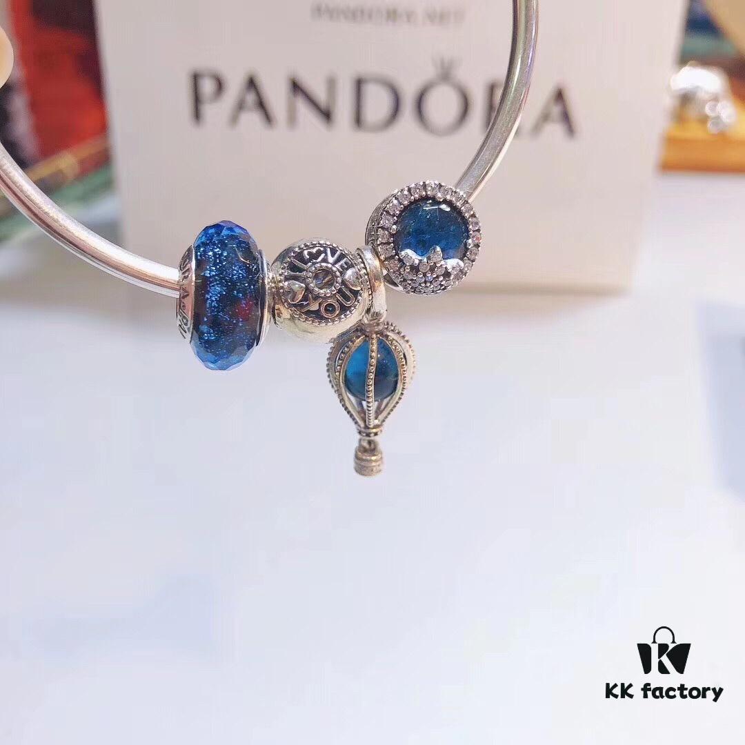 Pandora Blue Hot Air Balloon New Arrival! Premium Quality Replica with Official Store Materials, Perfect Craftsmanship Comparable to Authentic Version