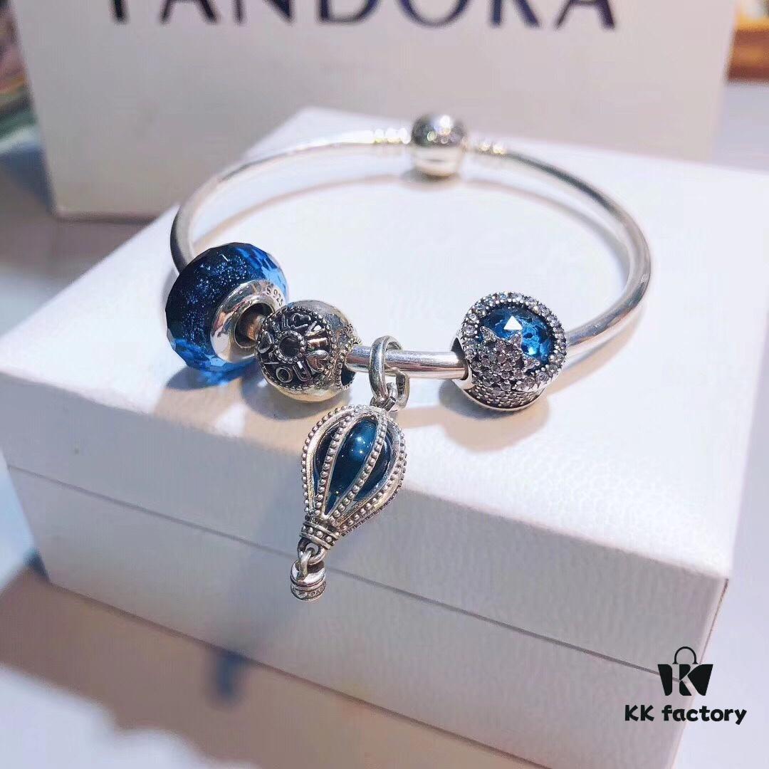 Pandora Blue Hot Air Balloon New Arrival! Premium Quality Replica with Official Store Materials, Perfect Craftsmanship Comparable to Authentic Version