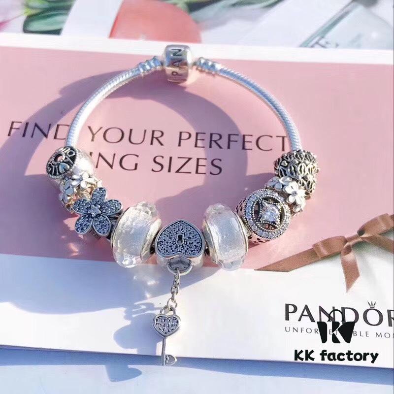 Proxy Purchase Level Pandora Silver Wire White Fresh Sparkling Diamond Key New Arrival