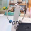 Pandora Blue Star Nostalgic Night Sky New Arrival, Blue Star Starburst Enamel Bead, Blue Snowflake Bead, Nostalgic Night Sky Pendant