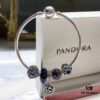 Pandora Blue Star and Moon ☪ New Arrival! Premium Craftsmanship with Authentic Materials, Perfect Replica of Official Store Quality