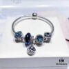 Pandora Blue Star and Moon ☪ New Arrival! Premium Craftsmanship with Authentic Materials, Perfect Replica of Official Store Quality