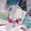 Pandora Rose Dream Catcher New Arrival! Red faceted glass, Love round bead, smiling lip charm, beautifully symbolic dream catcher pendant