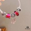 Pandora Rose Dream Catcher New Arrival! Red faceted glass, Love round bead, smiling lip charm, beautifully symbolic dream catcher pendant